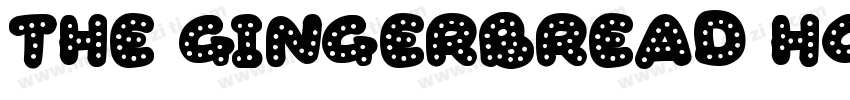 the Gingerbread House字体转换